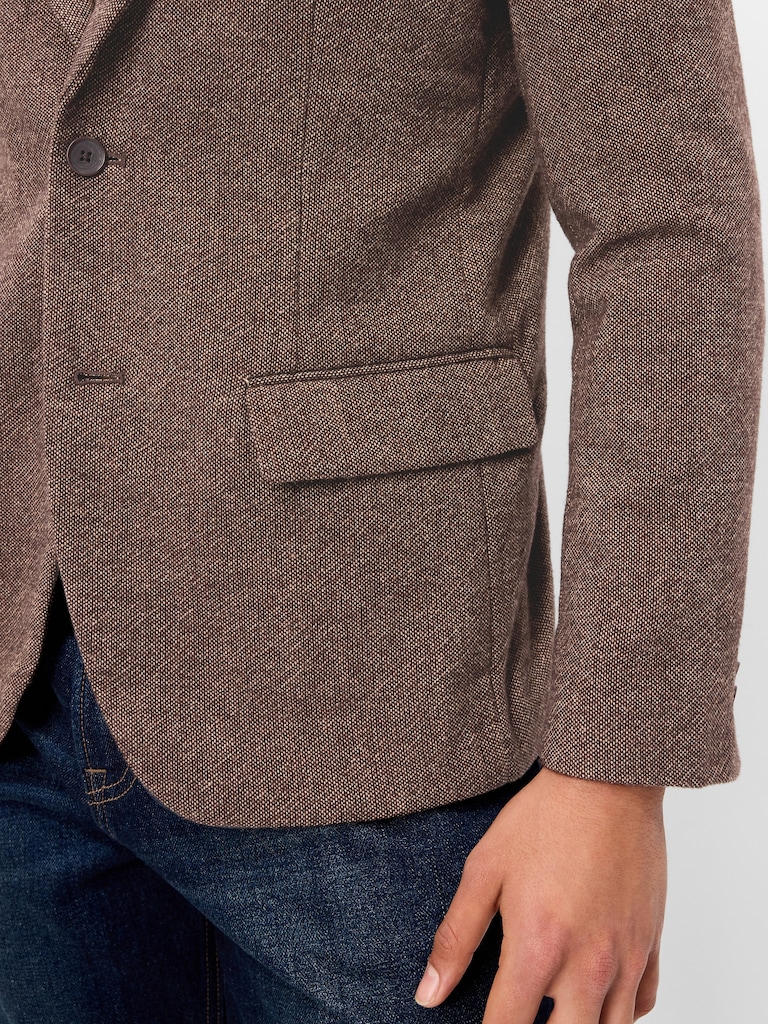 Wool-Blend Blazer