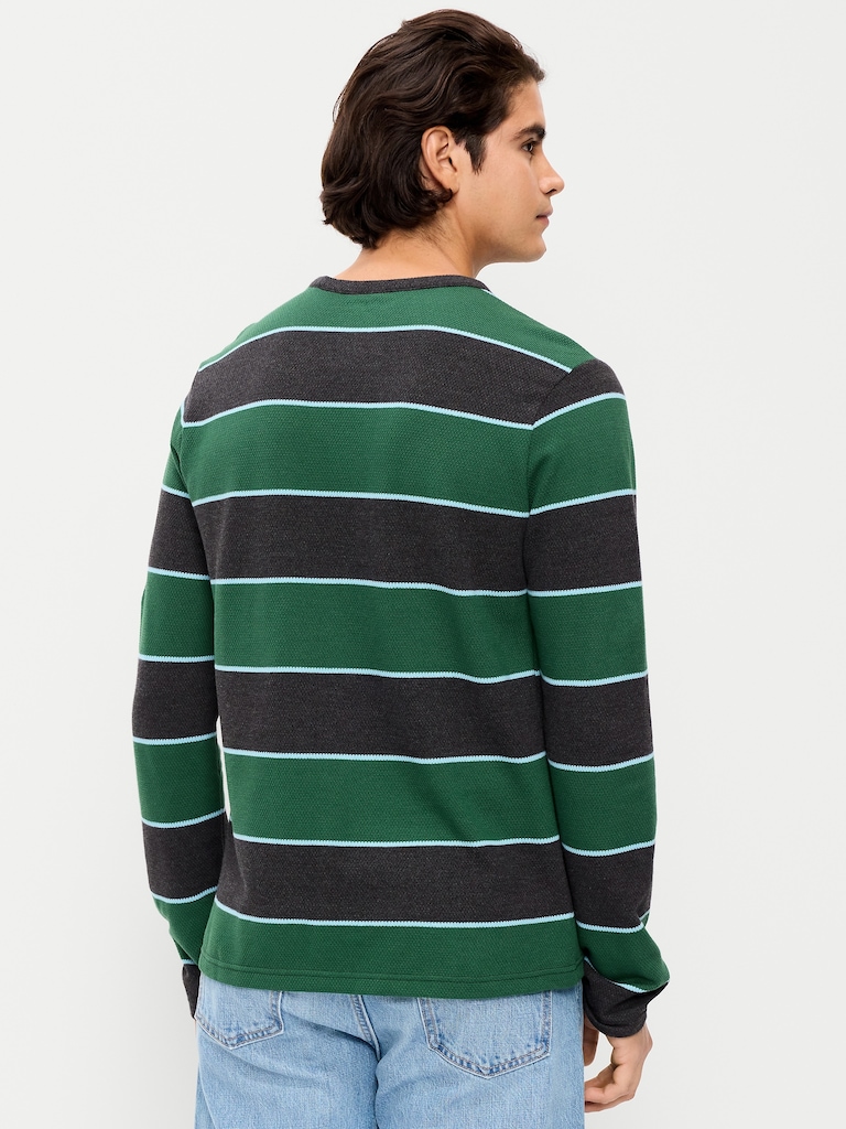 T-shirt à rayures à manches longues