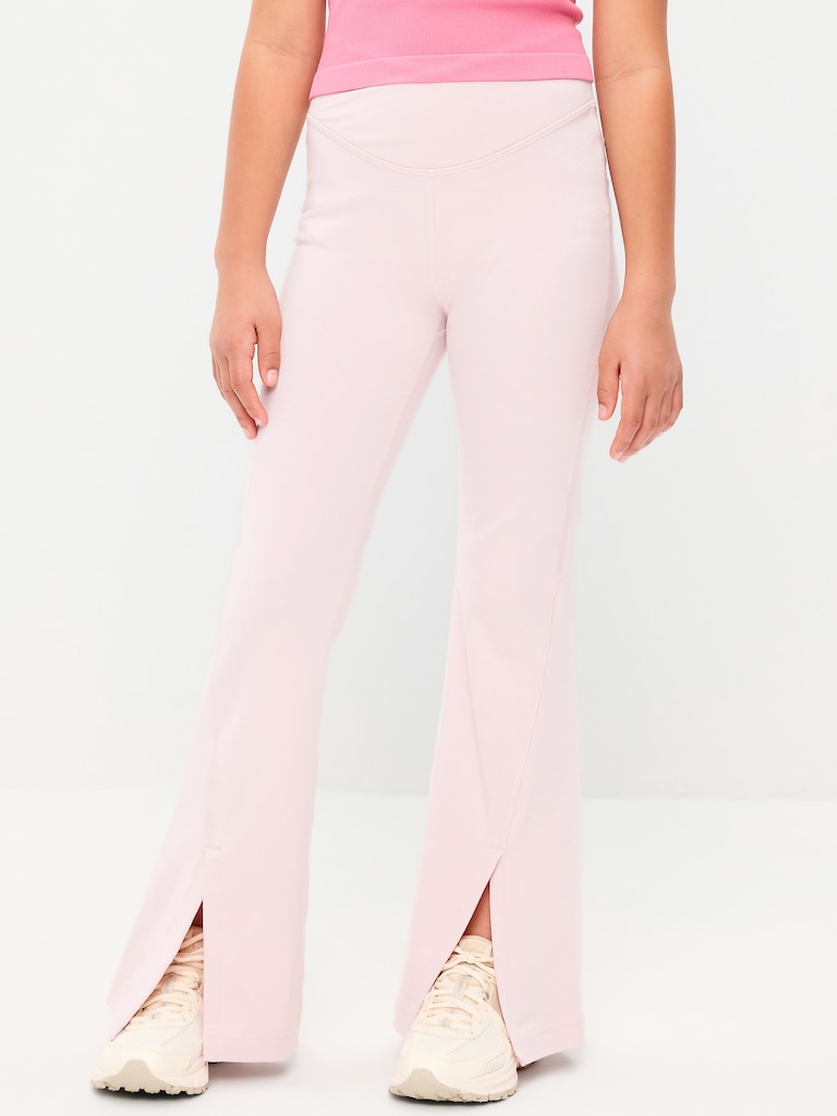 High-Waisted PowerChill Flare Leggings for Girls