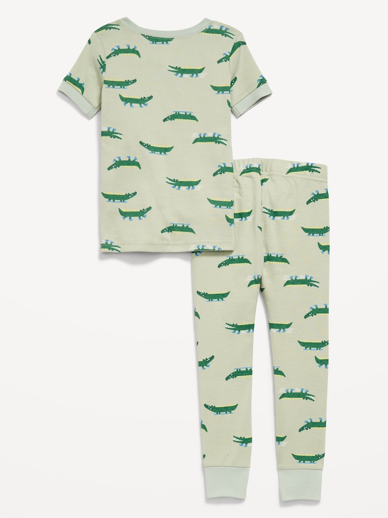 Snug-Fit Graphic Pajama Set for Toddler & Baby