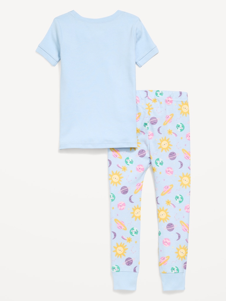 Unisex Snug-Fit Printed Pajama Set for Toddler & Baby