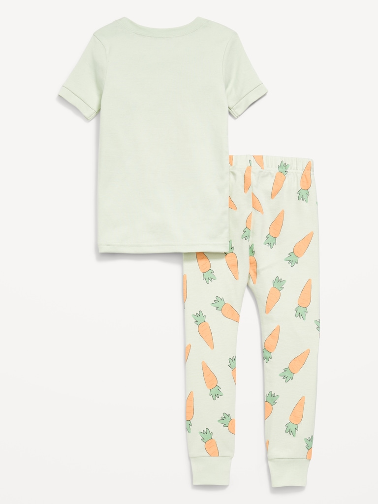 Printed Unisex Snug-Fit Pajama Set for Toddler & Baby