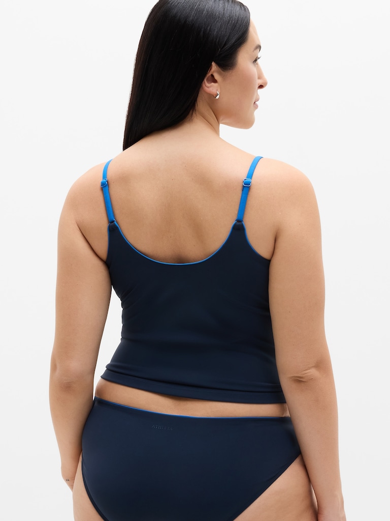 Scoop Tipped Tankini A-C