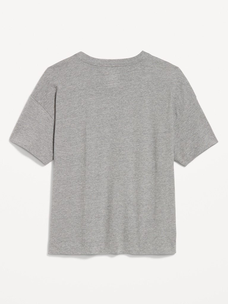 College Crew-Neck T-Shirt for Women