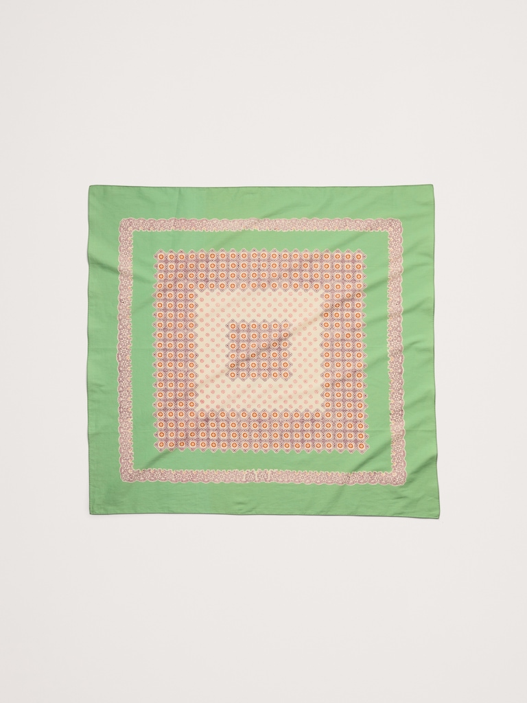 Large Cotton Square Scarf