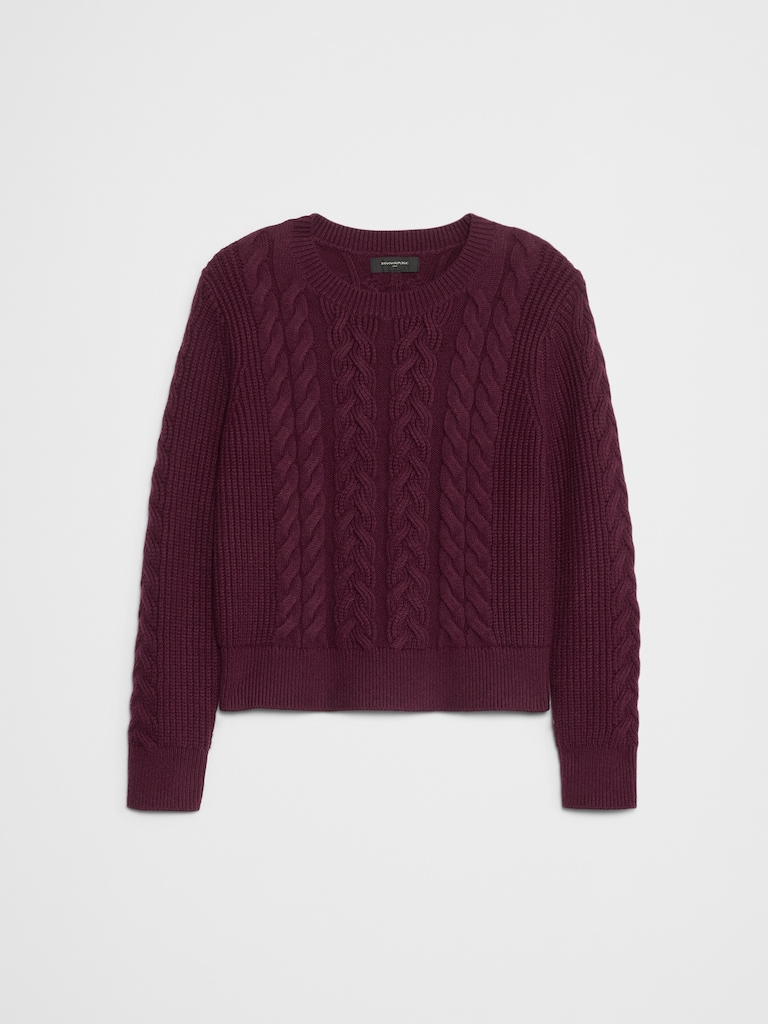 Cable Pullover Sweater