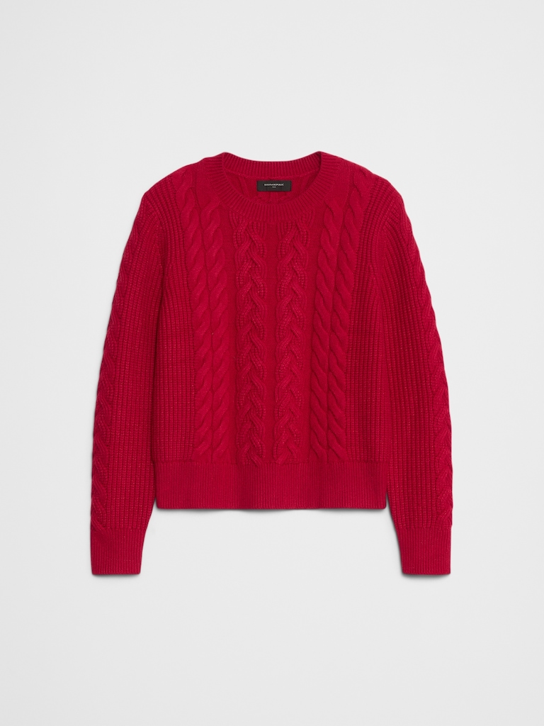 Cable Pullover Sweater