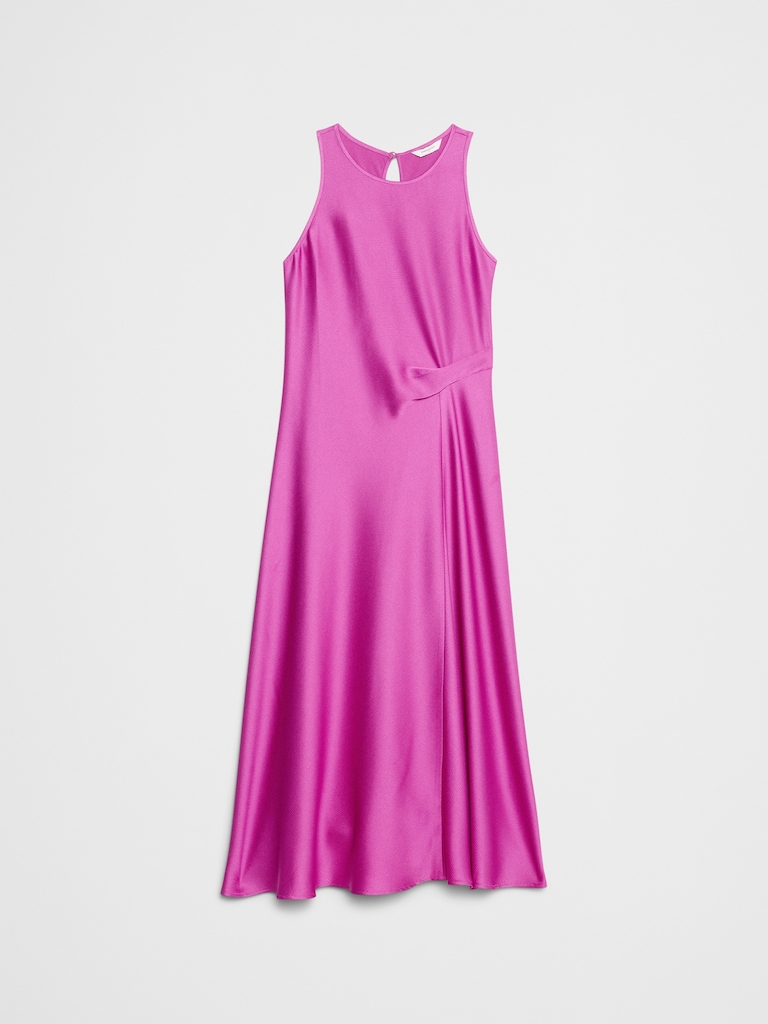Satin Midi Dress