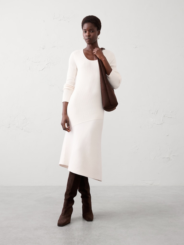 Asymmetrical Midi Dress