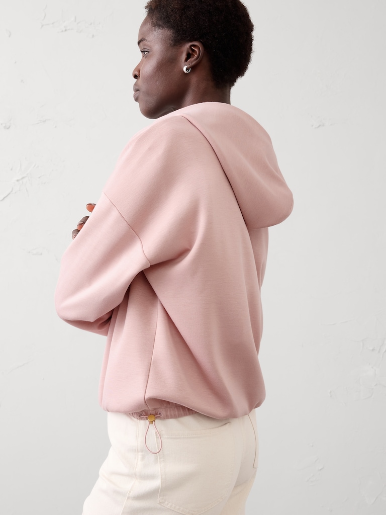 Knit Hoodie Sweatshirt