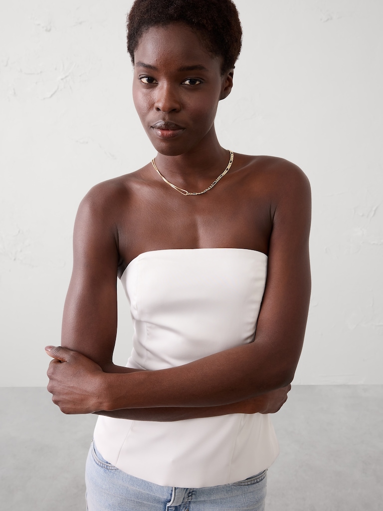 Half Chain Double Box Link Necklace