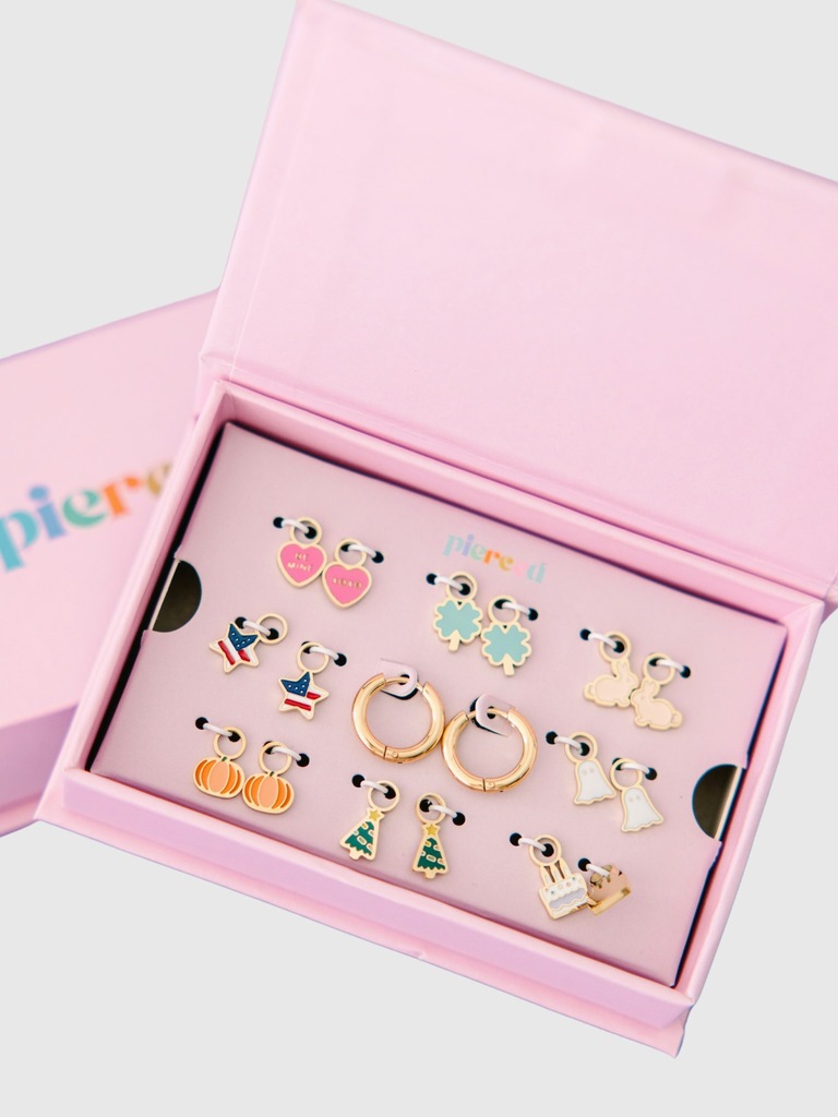 Pierced Co Holiday Charm Set