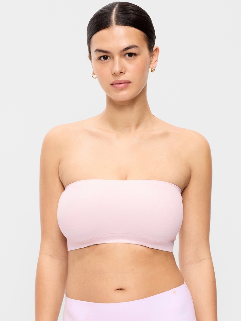Seamless Ribbed Longline Bandeau