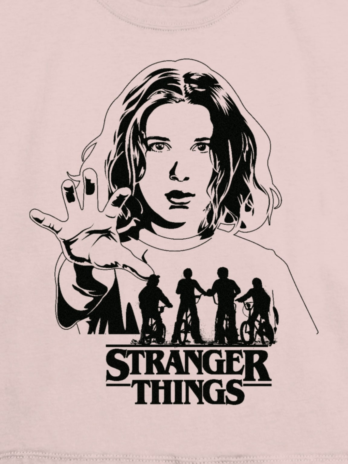 Kids Stranger Things Hawkins Bike Ride Graphic T-Shirt