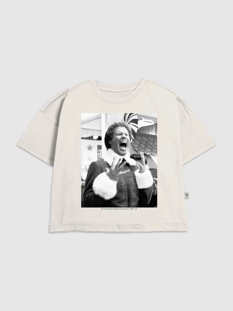 Kids Elf Buddy Scream Graphic T-Shirt