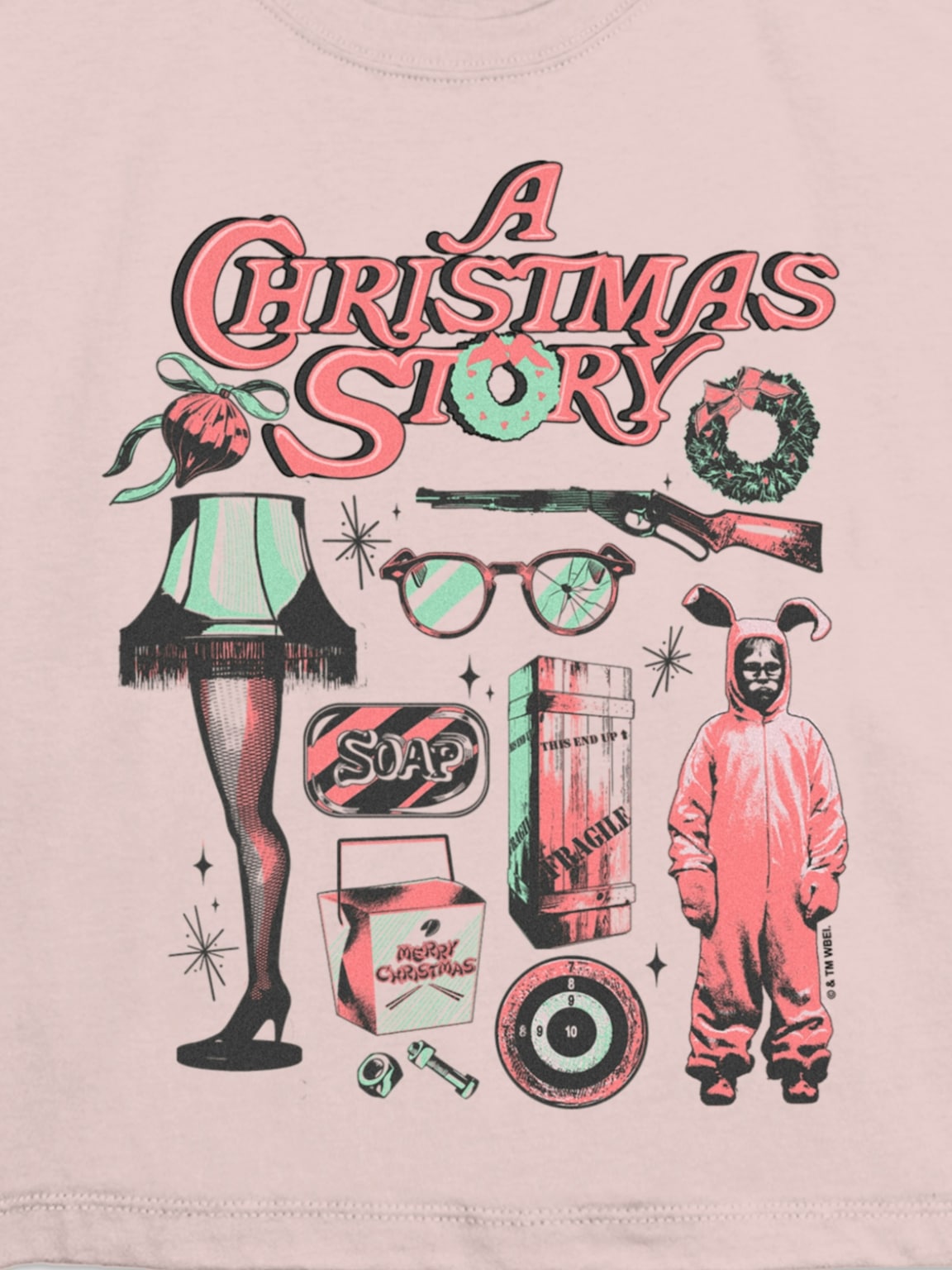 Kids A Christmas Story Icons Graphic T-Shirt