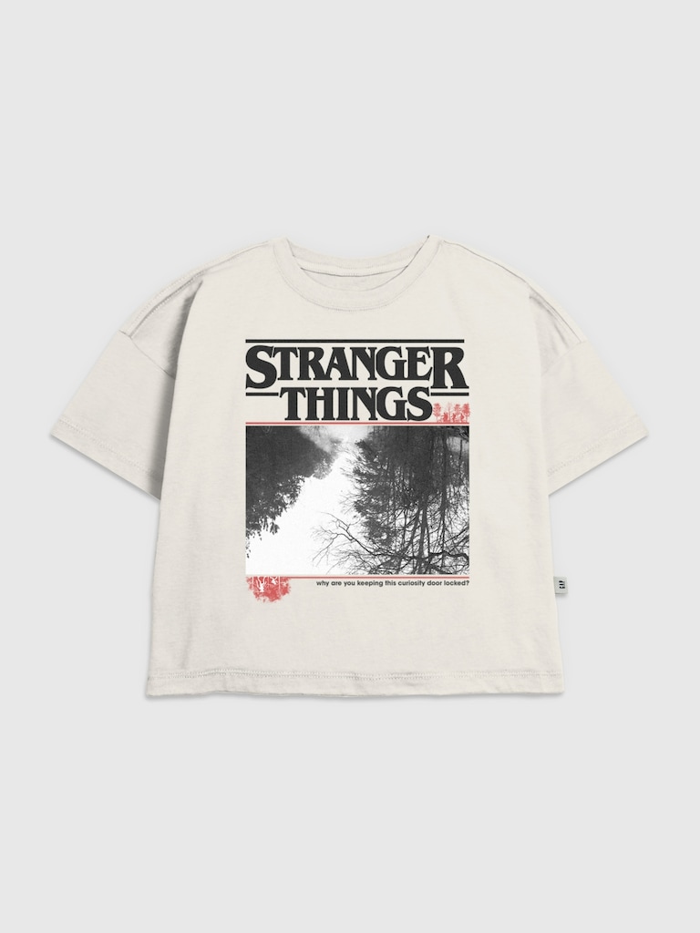 Kids Stranger Things Upside Down Graphic T-Shirt