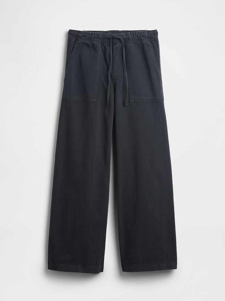 Mid Rise Easy Baggy Pants