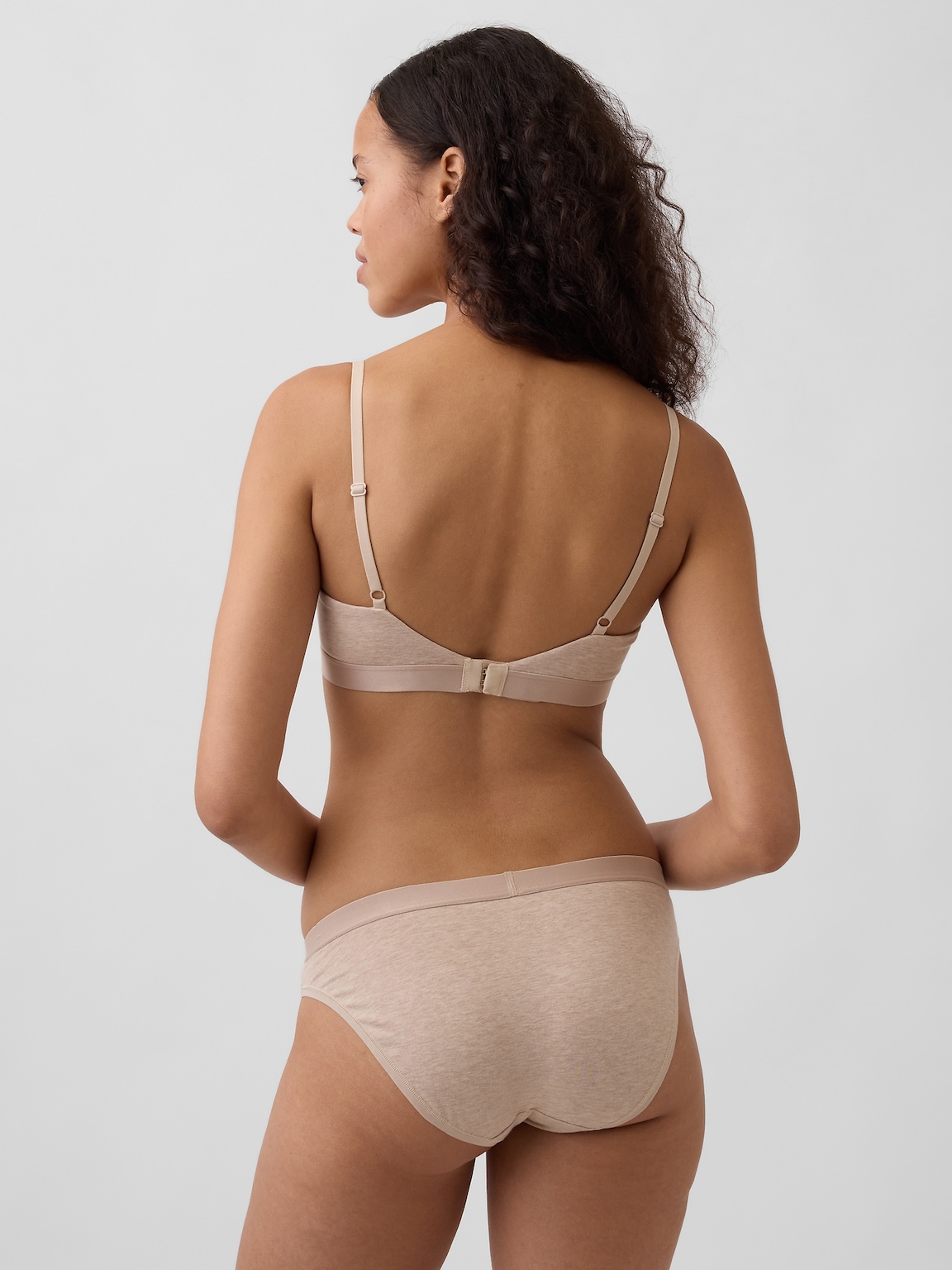 Organic Stretch Cotton Triangle Bra