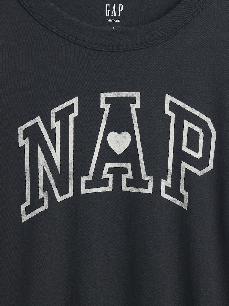 Organic Cotton Oversized NAP Logo PJ T-Shirt
