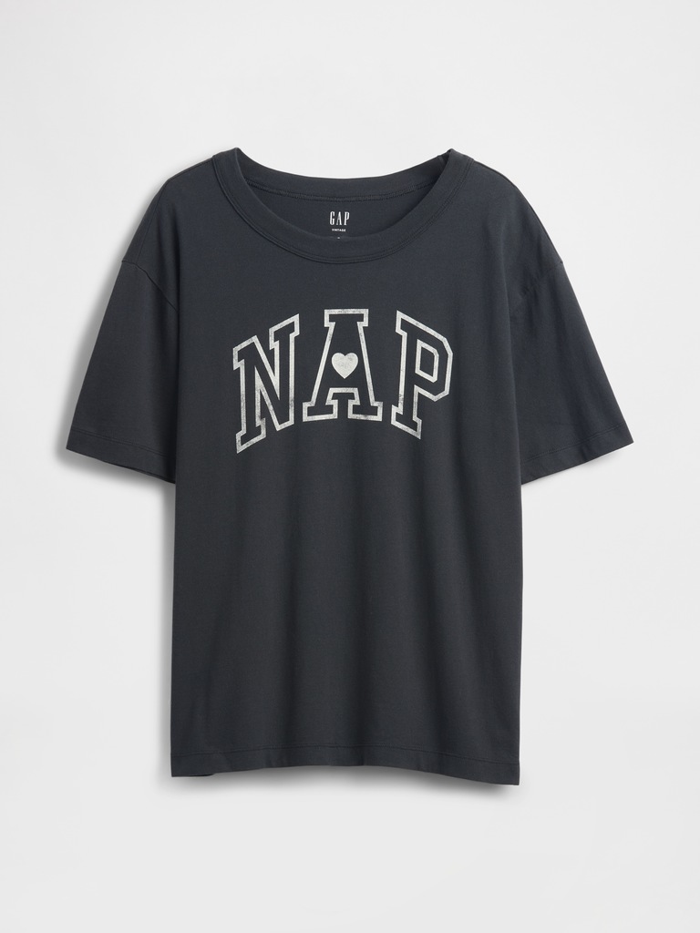 Organic Cotton Oversized NAP Logo PJ T-Shirt