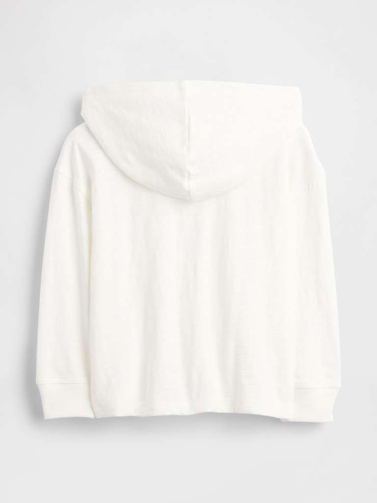 Baby & Toddler Organic Cotton Hooded T-Shirt