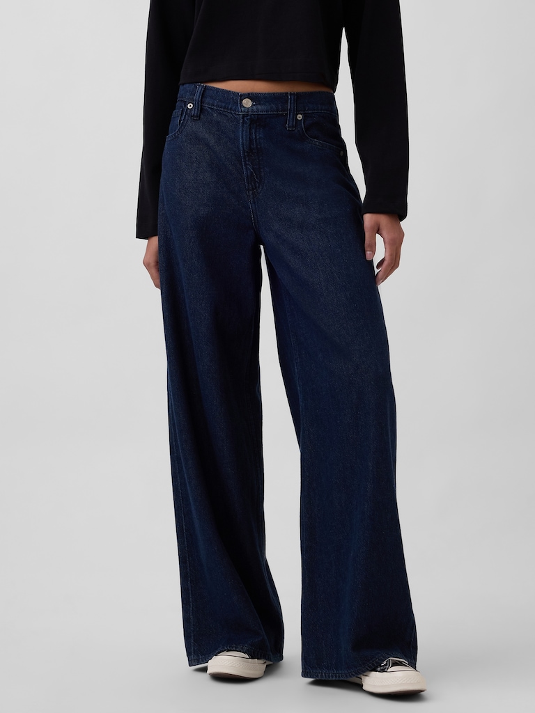 Mid Rise UltraSoft Baggy Jeans