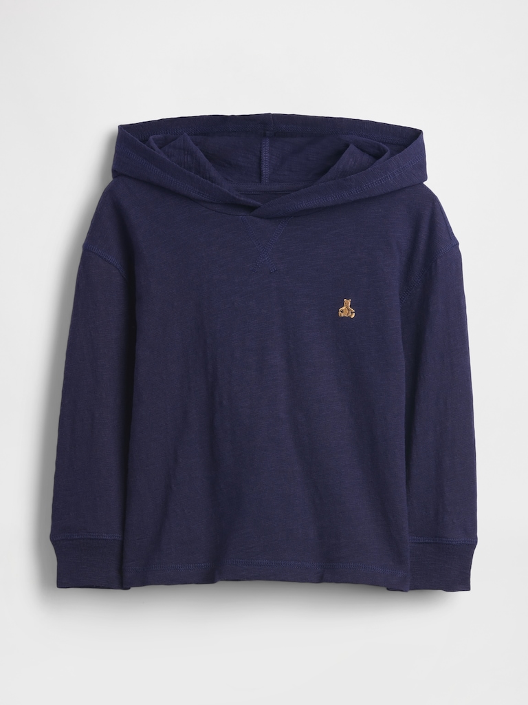 Baby & Toddler Organic Cotton Hooded T-Shirt