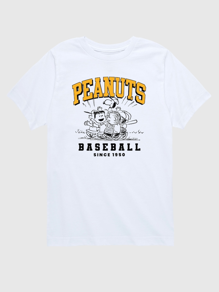 Toddler Peanuts Baseball Short Sleeve Tee