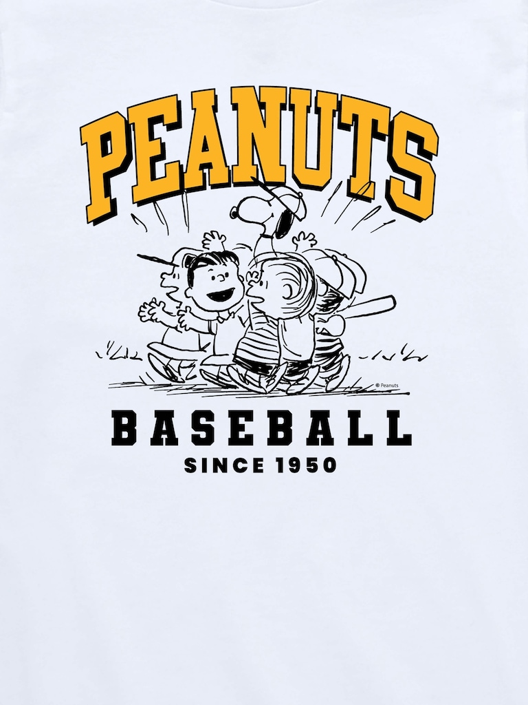 Toddler Peanuts Baseball Short Sleeve Tee