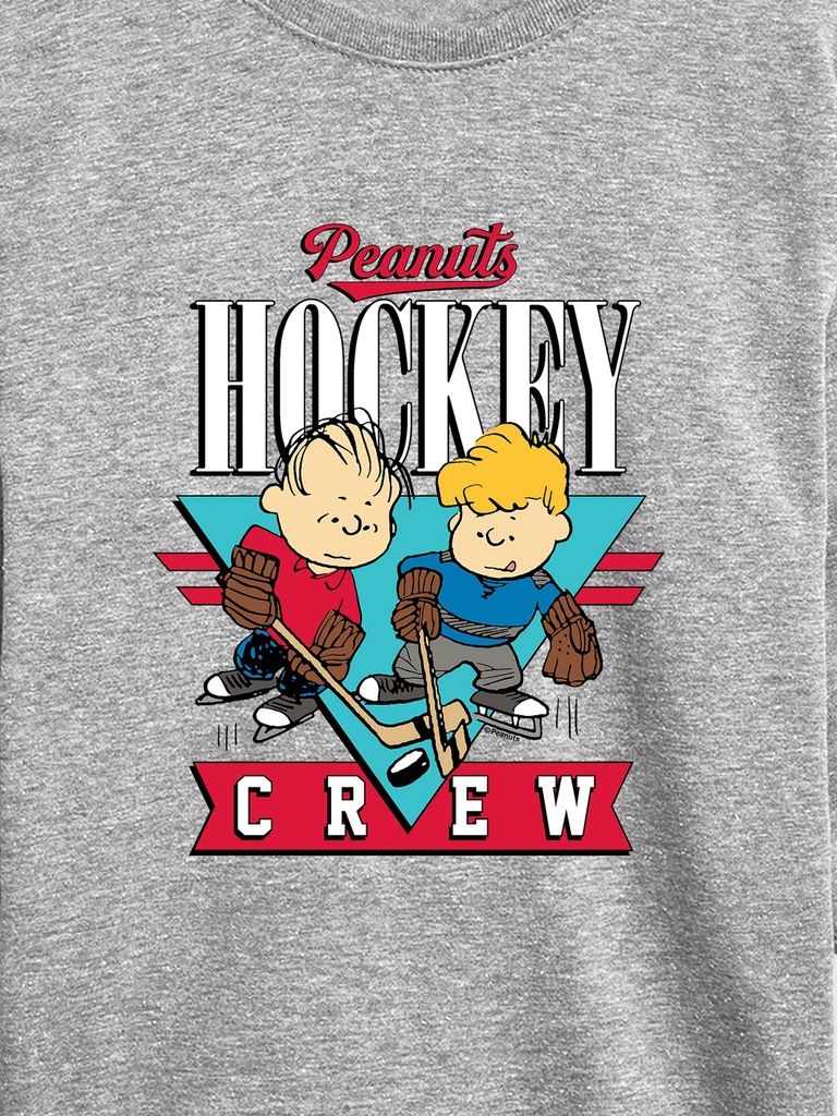 Toddler Peanuts Hockey Crew Long Sleeve Tee
