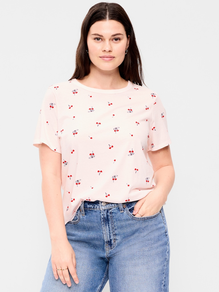 EveryWear Crew-Neck Printed T-Shirt