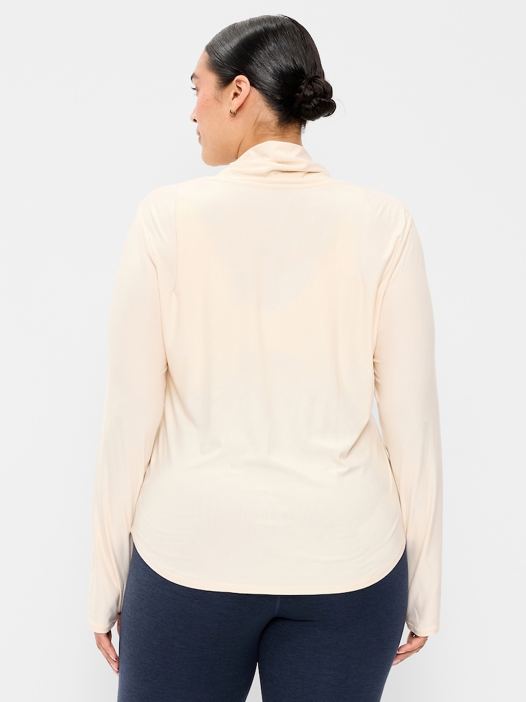 CloudMotion Funnel Neck Top
