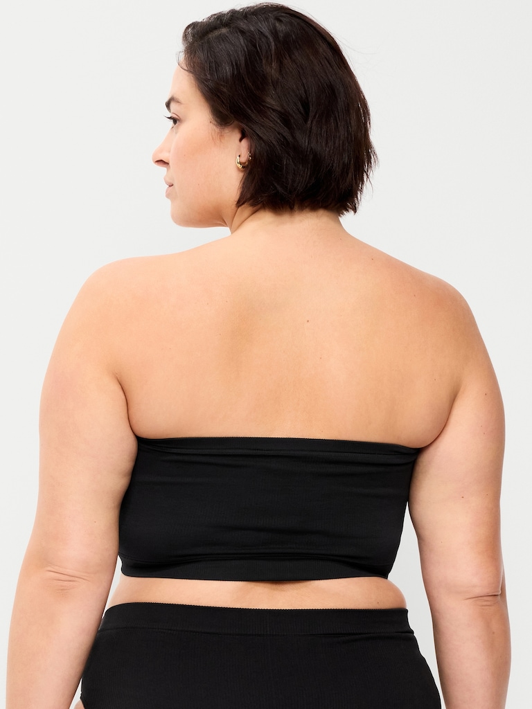 Seamless Ribbed Longline Bandeau
