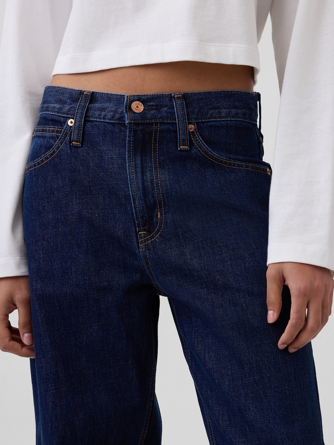 High Rise Barrel Jeans
