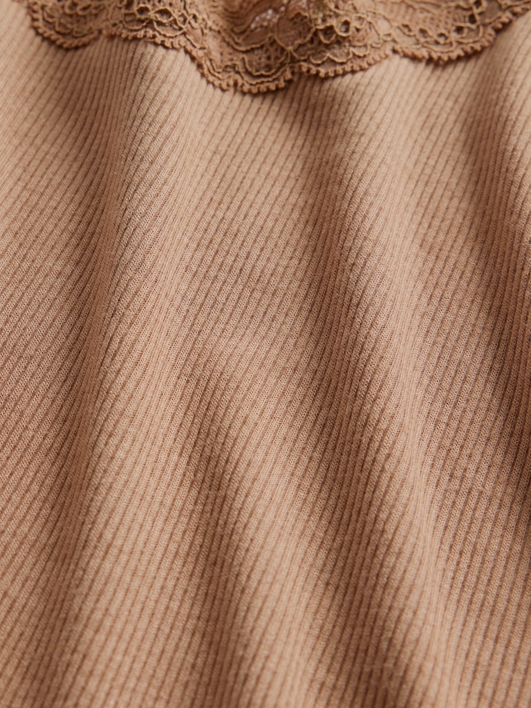 Mini Rib Lace PJ Tank Top