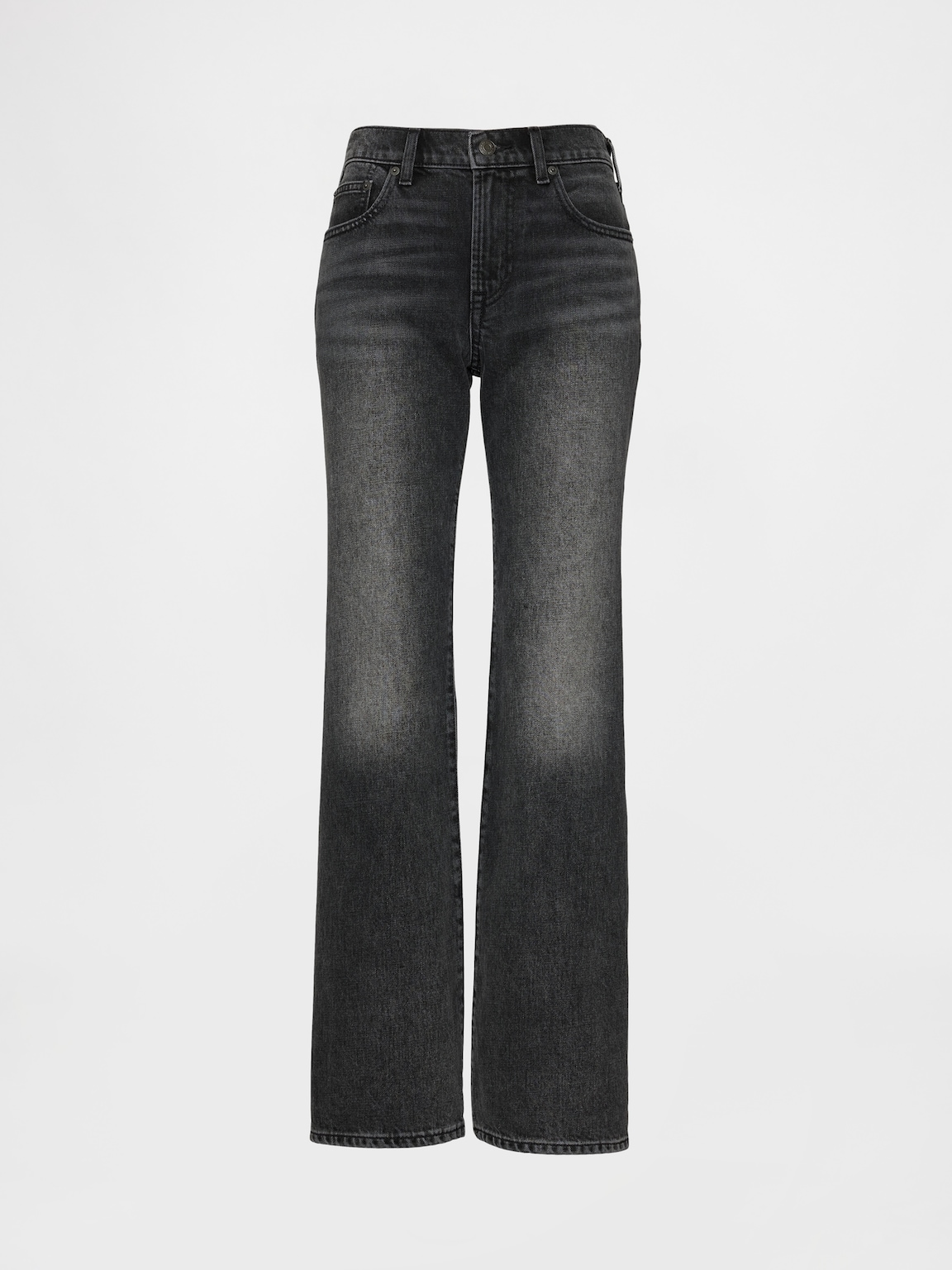 Mid Rise Relaxed Flare Jeans