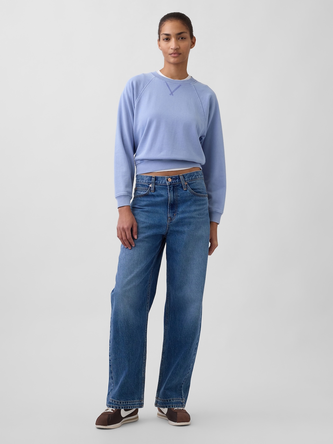 VintageSoft Terry Raglan Sweatshirt