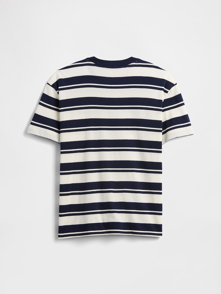 Kids Everyday Soft Stripe Pocket T-Shirt