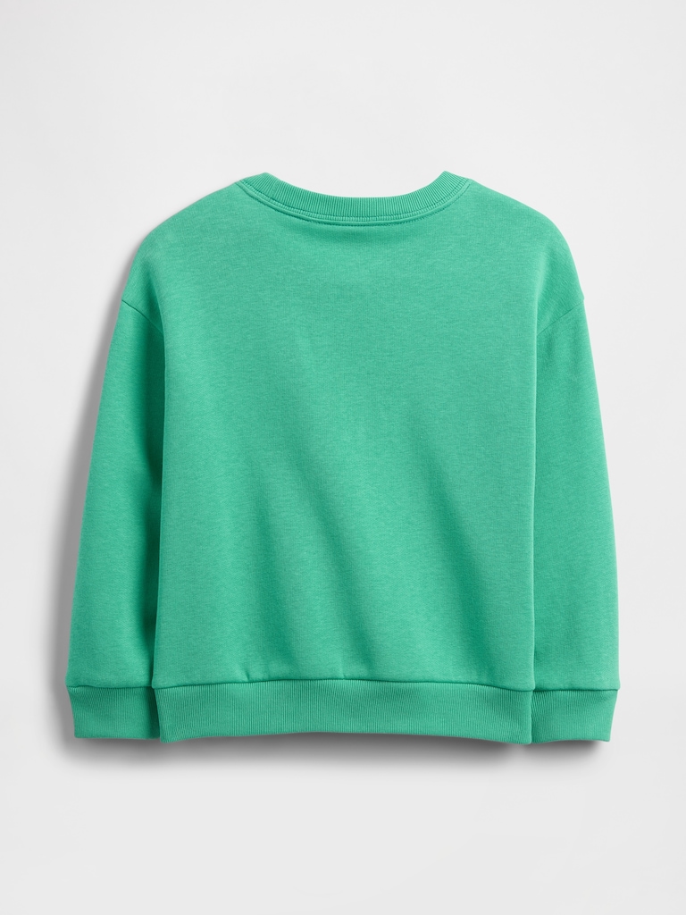 babyGap Logo Relaxed Crewneck Sweatshirt