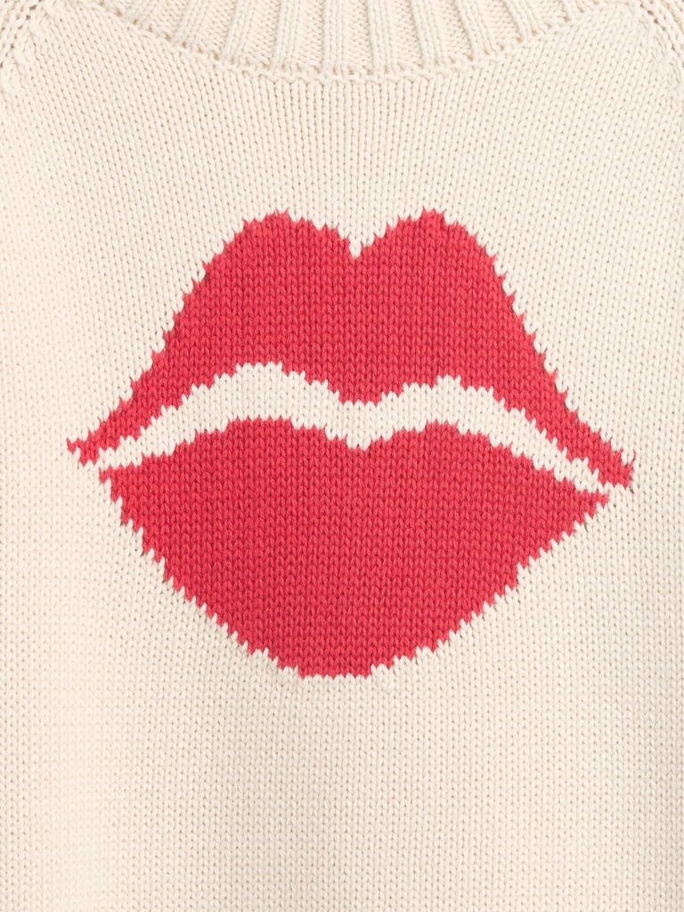 100% Cotton Kiss Raglan Sweater