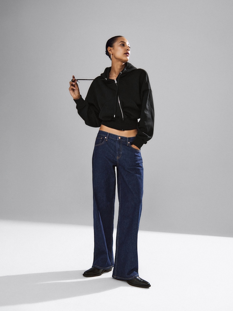 Low Rise '90s Loose Jeans