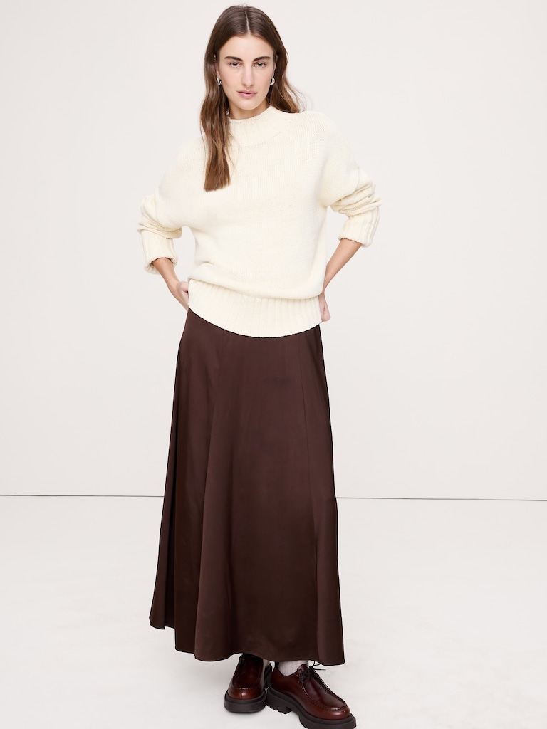 Chunky Cotton Tunic Sweater