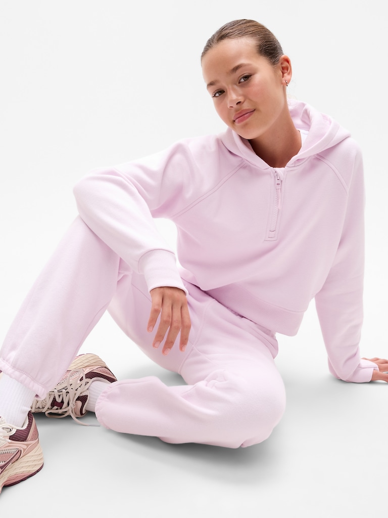 Athleta Girl All Day Half Zip Hoodie