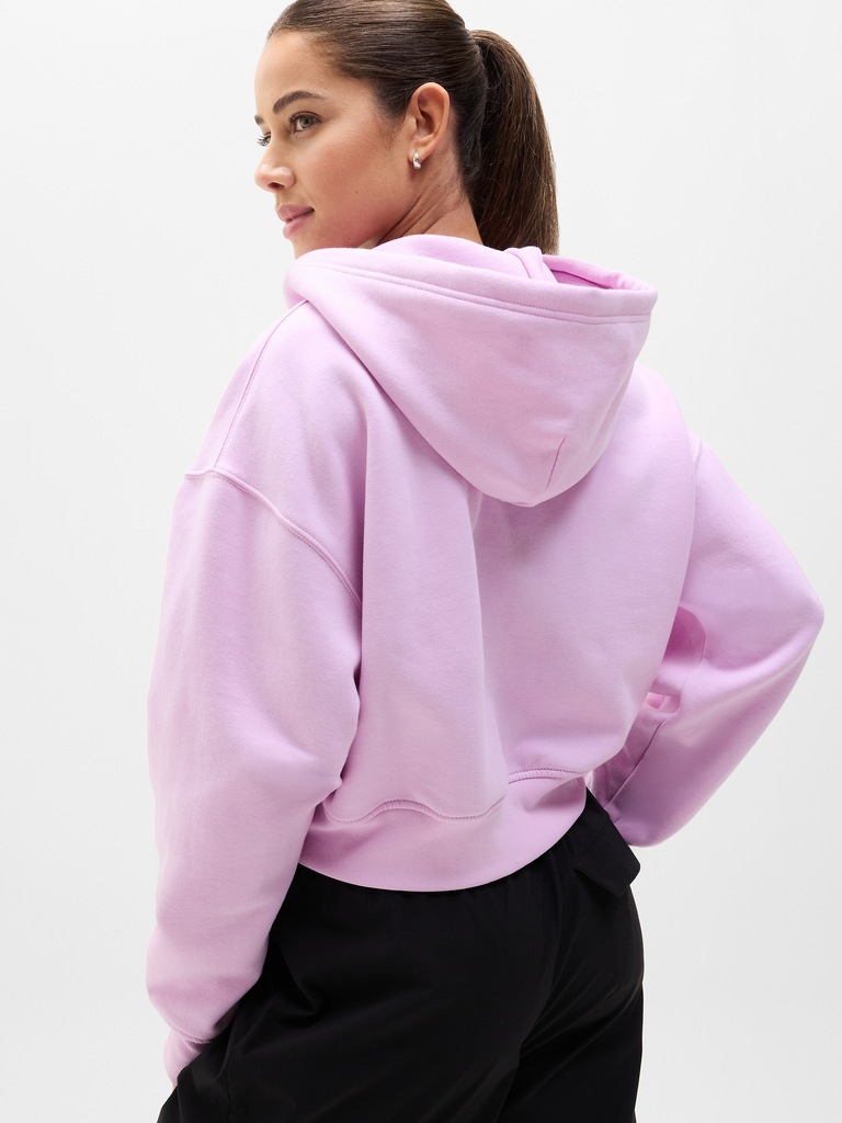Forever Fleece Crop Full Zip