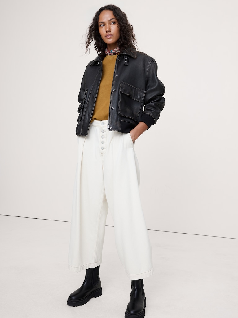 Vintage Cotton Crew-Neck T-Shirt