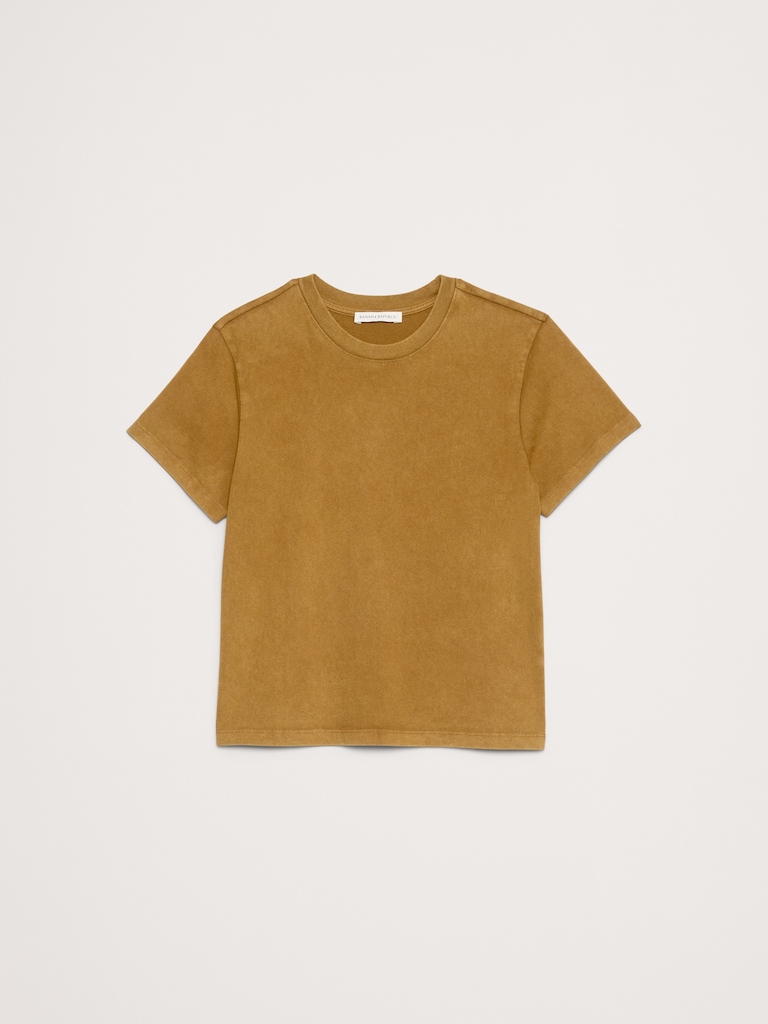 Vintage Cotton Crew-Neck T-Shirt