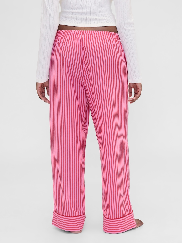 Gap × Summer Fridays Relaxed Poplin Stripe PJ Pants