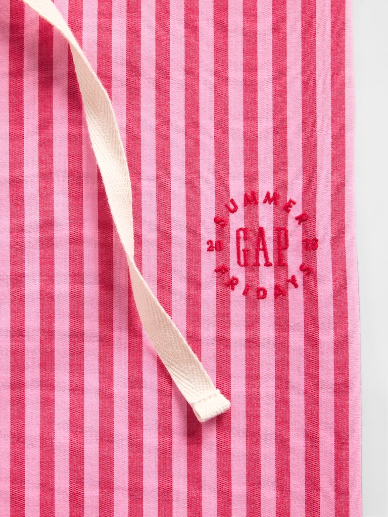 Gap × Summer Fridays Relaxed Poplin Stripe PJ Pants