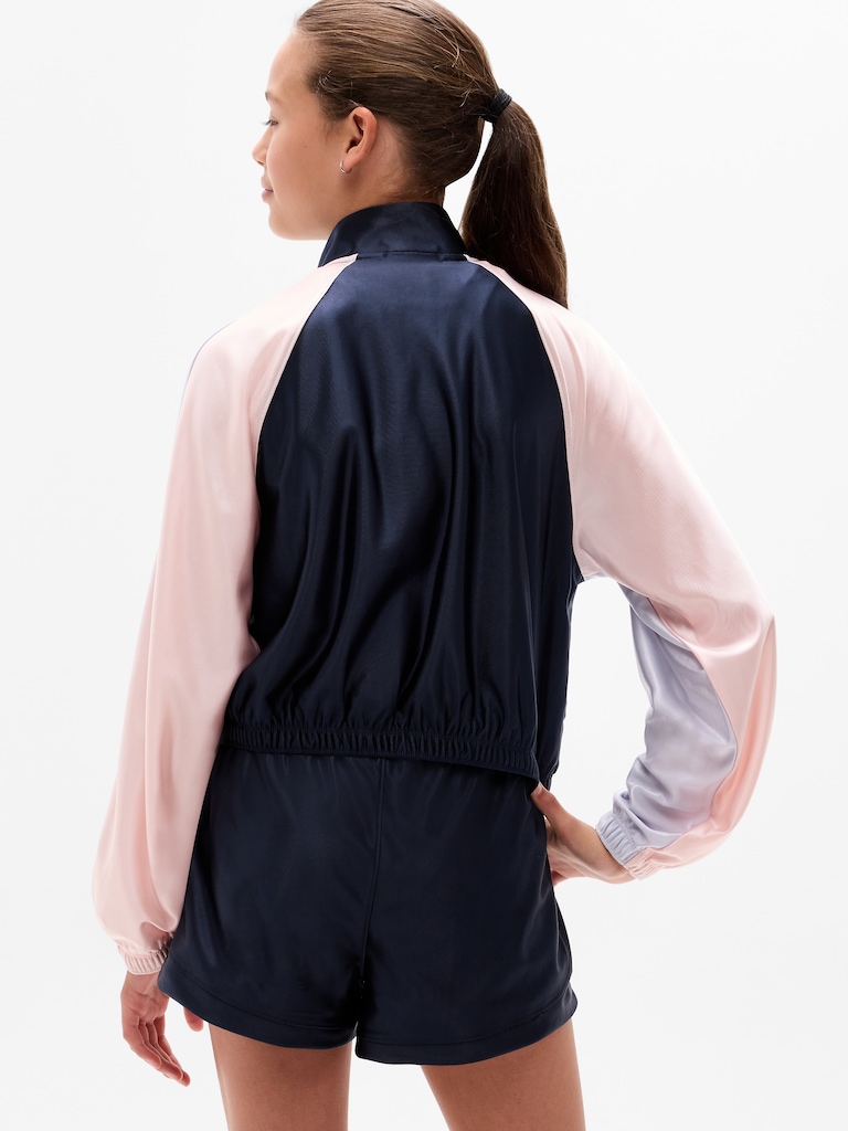 Athleta Girl Shine On Track Jacket